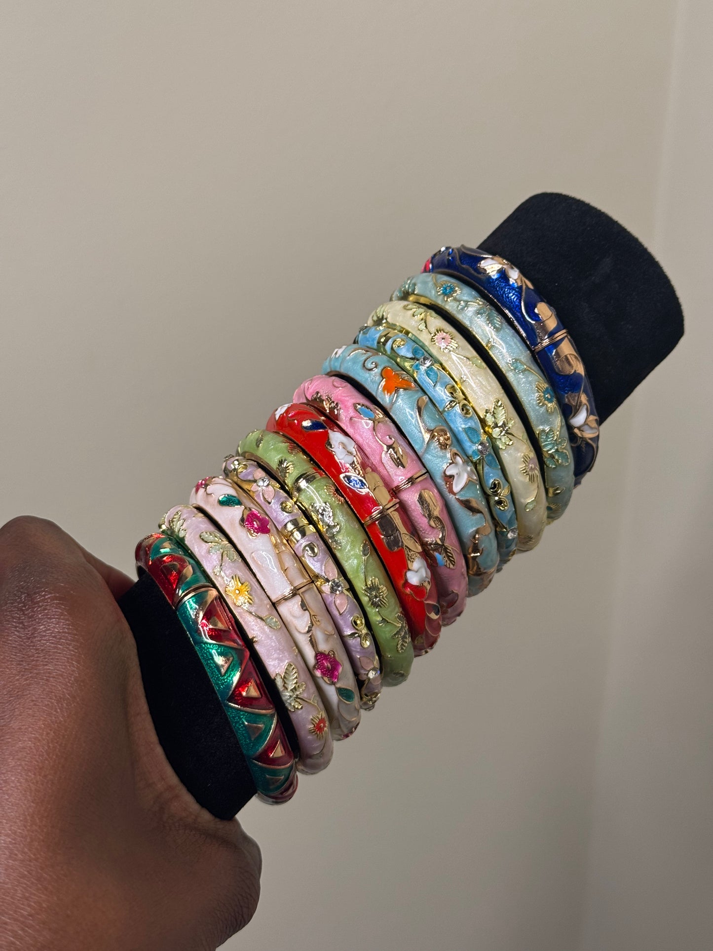 Enamel bangle