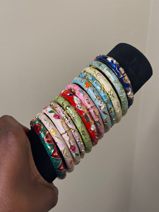 Enamel bangle